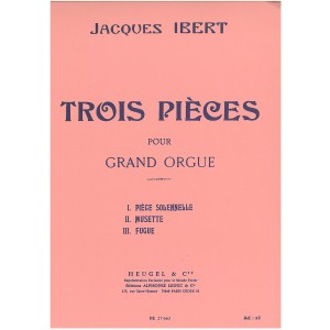 Ibert, Jacques - Trois pièces Ibert, Jacques - Trois pièces