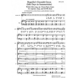 Bugeilior Gwenith Gwyn (Idle Days in Summertime) vocal score - Arr: Gwyn Parry-Jones Bugeilior Gwenith Gwyn (Idle Days in Summertime) vocal score - Arr: Gwyn Parry-Jones