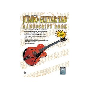 Stang, Aaron - 21st Century Jumbo Guitar Tab Manuscript Book Stang, Aaron - 21st Century Jumbo Guitar Tab Manuscript Book
